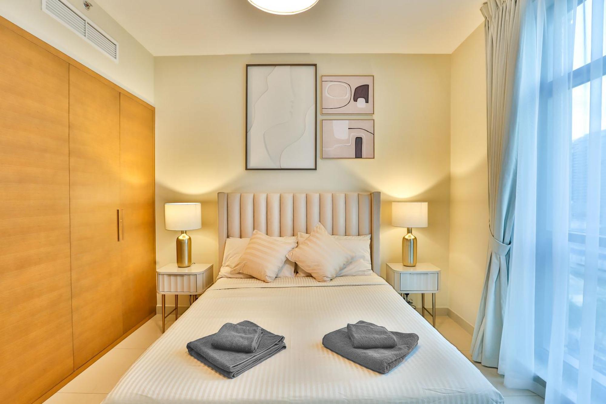 Apartamento Lux 1Br 2 Min To Burj Khalifa Dubái Exterior foto